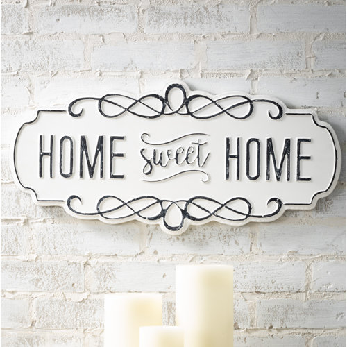 One Allium Way® Metal Text & Numbers Wall Decor Wayfair